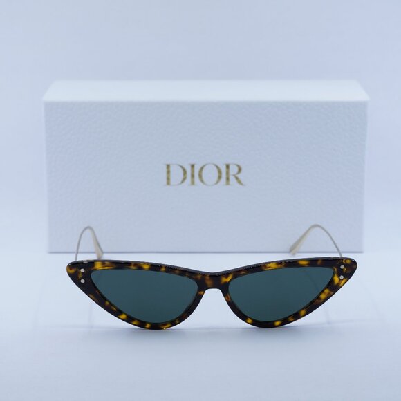 Final Price! Dior MISSDIOR B4U 22C0 Havana /Green Sunglasses